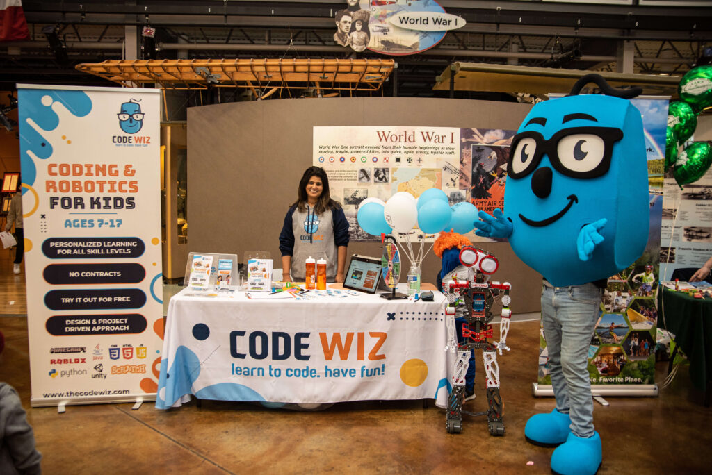 Code Wiz Ambassador showing how to save money on summer camp.