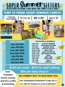 Super Summer Sitters Mckinney-DFW Camp Expo